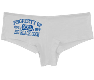 Property Of Big Black Cock - Queen Of Spades - White Boy Short