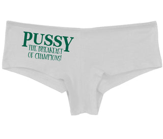 Pussy The Breakfast Of Champions - White Boy Short