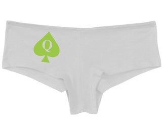 Queen Of Spades Logo - White Boy Short