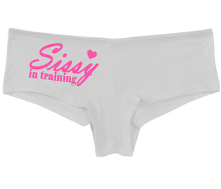 Sissy In Training - White Boy Short