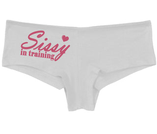 Sissy In Training - White Boy Short