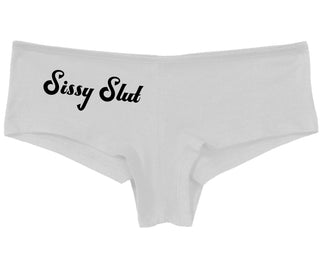 Sissy Slut - White Boy Short