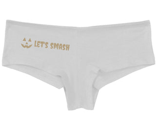 Let's Smash Pumpkins - White Boy Short