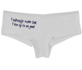 I Solemnly Swear I Am Up To No Good - White Boy Short