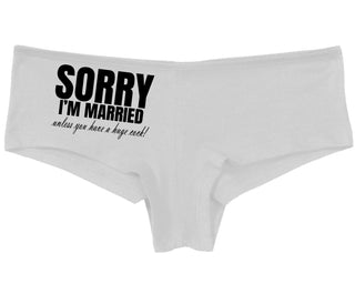 Sorry I'm Married Unless You Have A Huge Cock - White Boy Short