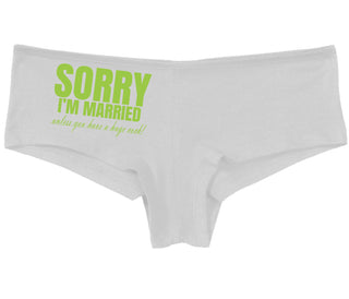 Sorry I'm Married Unless You Have A Huge Cock - White Boy Short