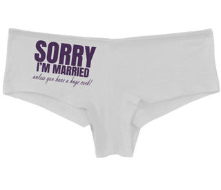 Sorry I'm Married Unless You Have A Huge Cock - White Boy Short