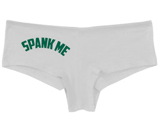 Spank Me - Bold Design - White Boy Short