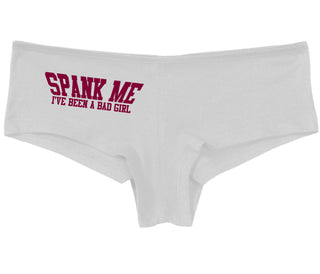 Spank Me I've Been A Bad Girl - White Boy Short