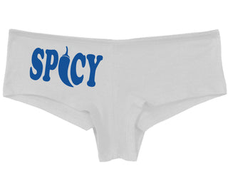 Spicy - Cute Pepper Logo - White Boy Short
