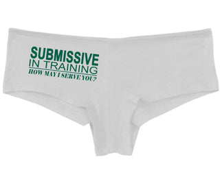 Submissive In Training How May I Serve You - White Boy Short