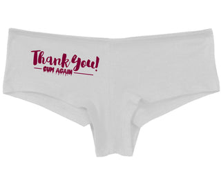 Thank You Cum Again - White Boy Short