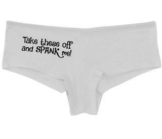 Take These Off And Spank Me - White Boy Short