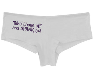Take These Off And Spank Me - White Boy Short