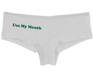Use My Mouth - White Boy Short
