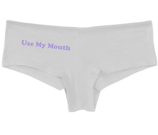 Use My Mouth - White Boy Short