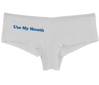 Use My Mouth - White Boy Short