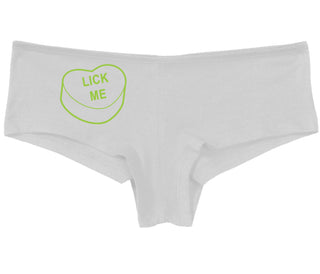Valentines Day Candy - Lick Me - White Boy Short