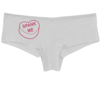 Valentines Day Candy - Spank Me - White Boy Short