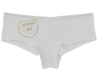 Valentines Day Candy - Spank Me - White Boy Short