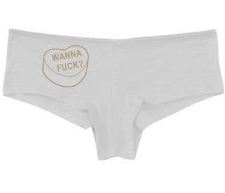 Valentines Day Candy - Wanna Fuck - White Boy Short