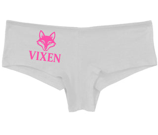 Vixen With Fox Logo - White Boy Short