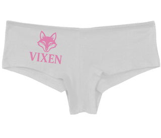 Vixen With Fox Logo - White Boy Short