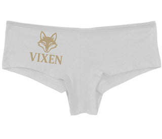 Vixen With Fox Logo - White Boy Short