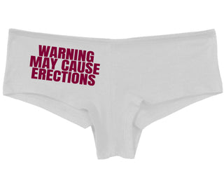 Warning May Cause Erections - White Boy Short