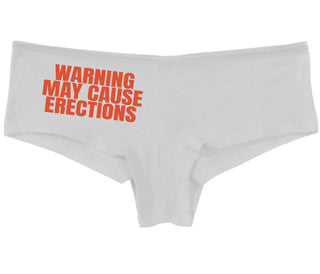 Warning May Cause Erections - White Boy Short