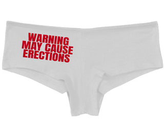 Warning May Cause Erections - White Boy Short