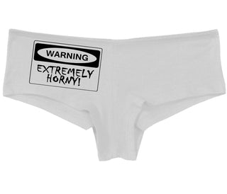 Warning Extremely Horny - White Boy Short