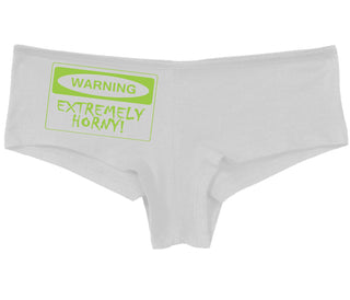 Warning Extremely Horny - White Boy Short