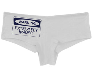 Warning Extremely Horny - White Boy Short
