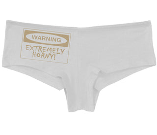 Warning Extremely Horny - White Boy Short