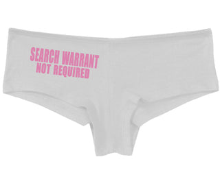 Search Warrant Not Required - White Boy Short