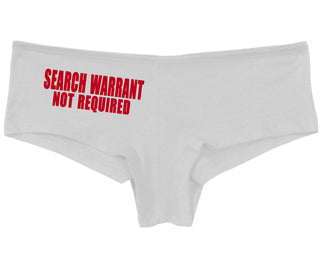 Search Warrant Not Required - White Boy Short