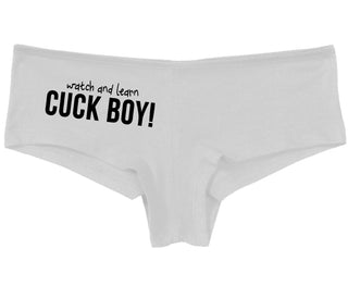 Watch And Learn Cuck Boy - White Boy Short