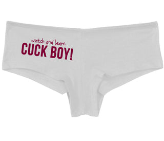 Watch And Learn Cuck Boy - White Boy Short