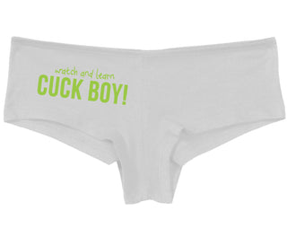 Watch And Learn Cuck Boy - White Boy Short
