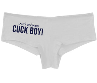 Watch And Learn Cuck Boy - White Boy Short