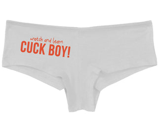 Watch And Learn Cuck Boy - White Boy Short