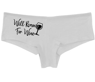 Will Remove For Wine - White Boy Short