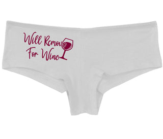 Will Remove For Wine - White Boy Short
