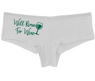 Will Remove For Wine - White Boy Short