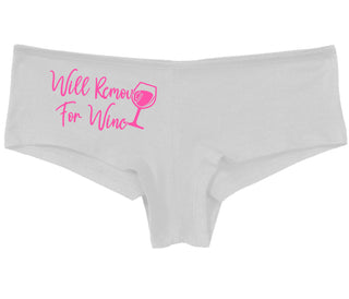 Will Remove For Wine - White Boy Short