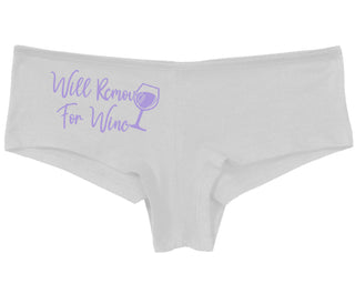 Will Remove For Wine - White Boy Short