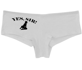Yes Sir - Submissive Woman - White Boy Short
