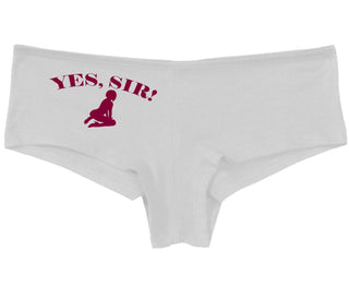 Yes Sir - Submissive Woman - White Boy Short