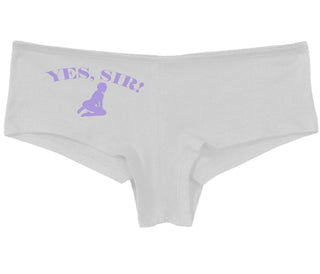 Yes Sir - Submissive Woman - White Boy Short